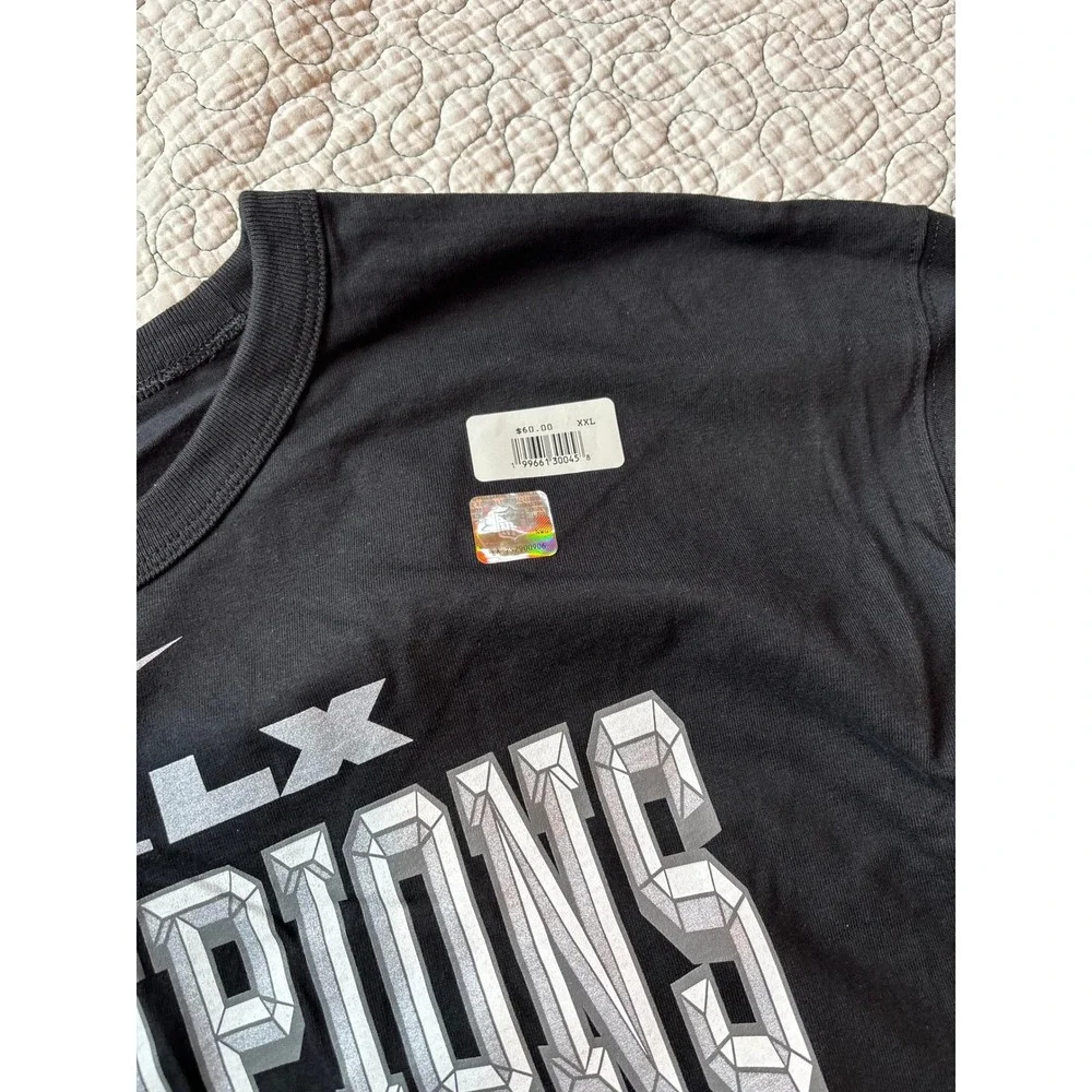 Nike Seattle Seahawks Super Bowl LX Champions Men Black T-Shirt XXL NFL Trophy